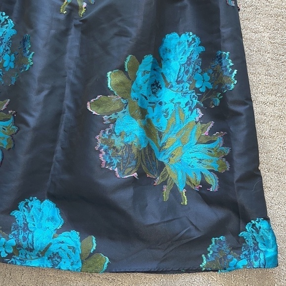 Anthropologie Maeve Ronette Jacquard Midi Skirt Size 2 - Picture 5 of 7